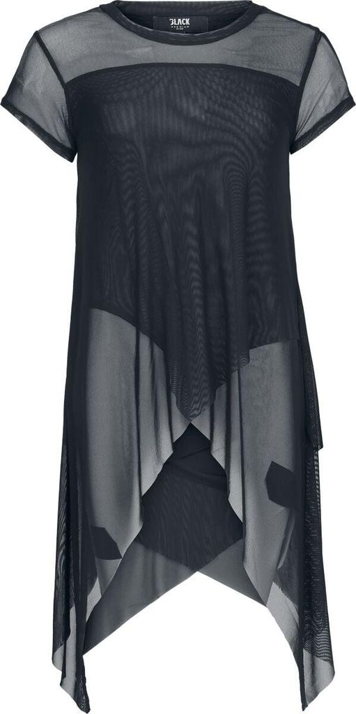 Black Premium by EMP Damen schwarzes T-Shirt mit Produktbild 