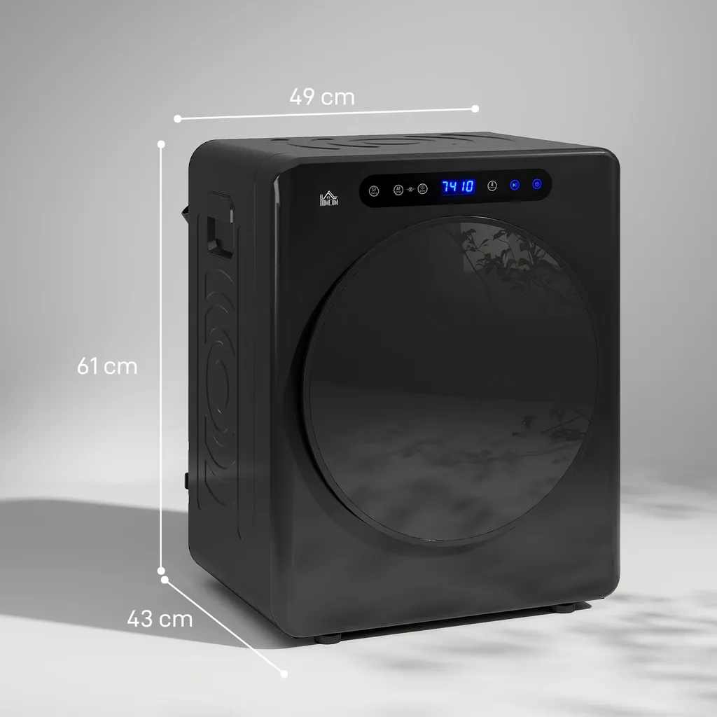 Petit sèche-linge électrique 3kg avec 6 modes de séchage rapide
