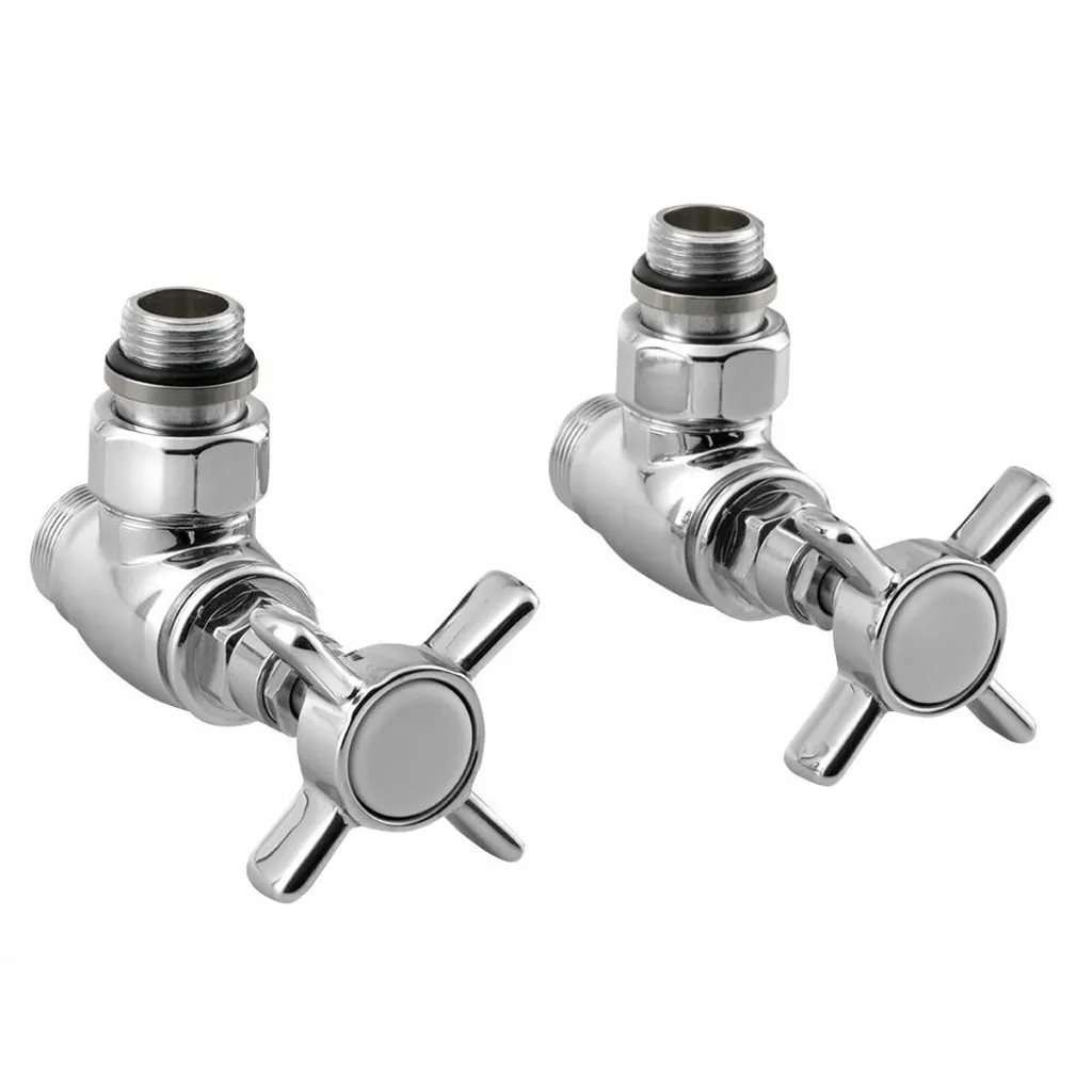 Sapho Star CP5020S Set de vannes de raccordement d'angle manuel chromé
