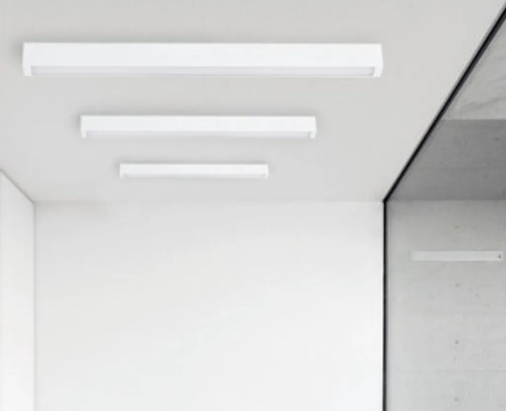 Plafonnier LED Longiligne de 90cm - Éclairage de Plafond Moderne Noir - 3