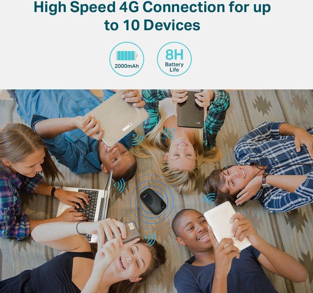 TP-Link WL-Router M7200 4G LTE Mobile (modem) Obrázok produktu 18
