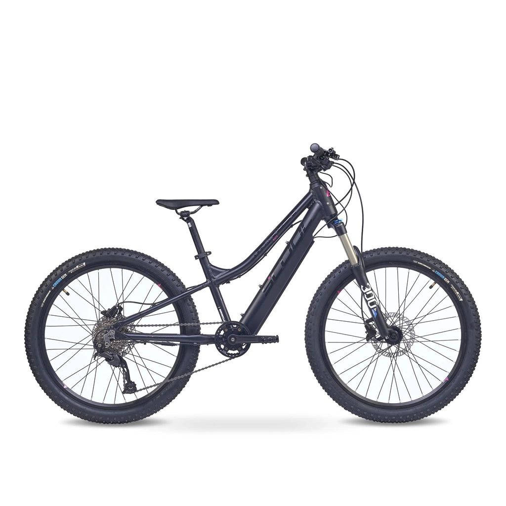 S'COOL e-troX race 24 Zoll 9-Gang Alivio - Oxid/Pink | Kinderfahrrad | Jugendfahrrad | 24 Zoll | E-bike | Kinder E-Bike | Elekrofahrrad | 9 Gang