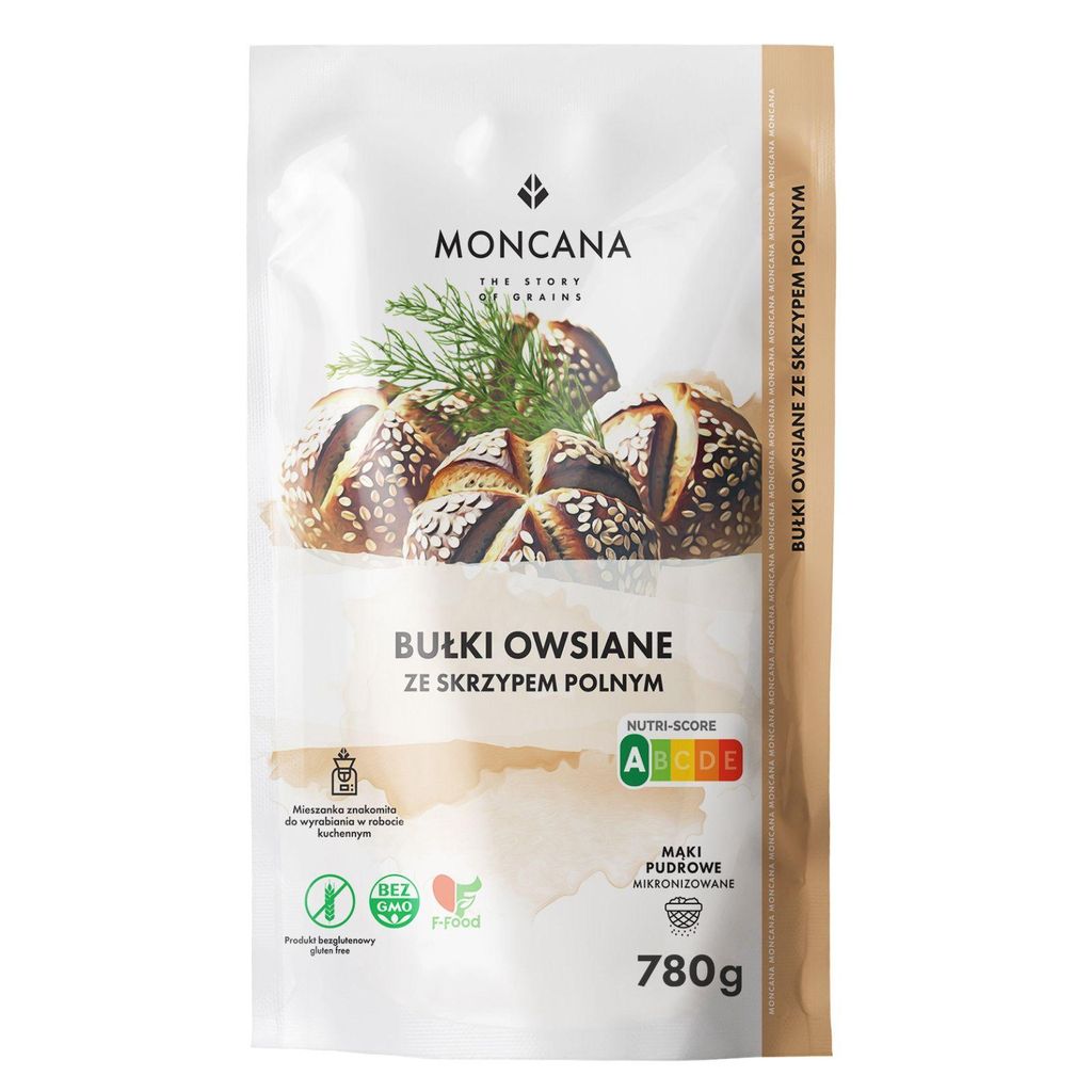 MONCANA Haferflockenbrötchen mit Schachtelhalm 780 g