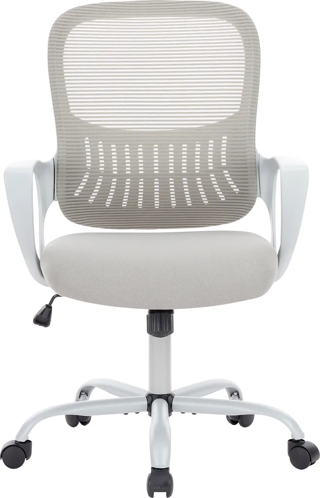 Siège de bureau grand format avec repose-pieds ajustable Sweiko Gris