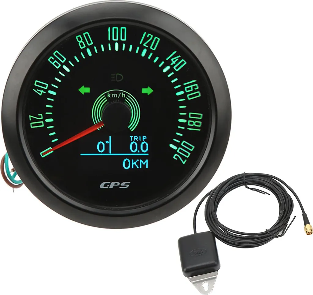 Compteur de vitesse GPS universel 85mm pour bateau et camping-car