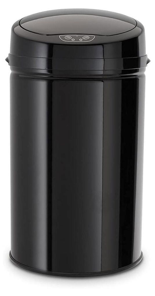Echtwerk Abfalleimer mit Sensor 30L, Farbe:Schwarz Produktbild 
