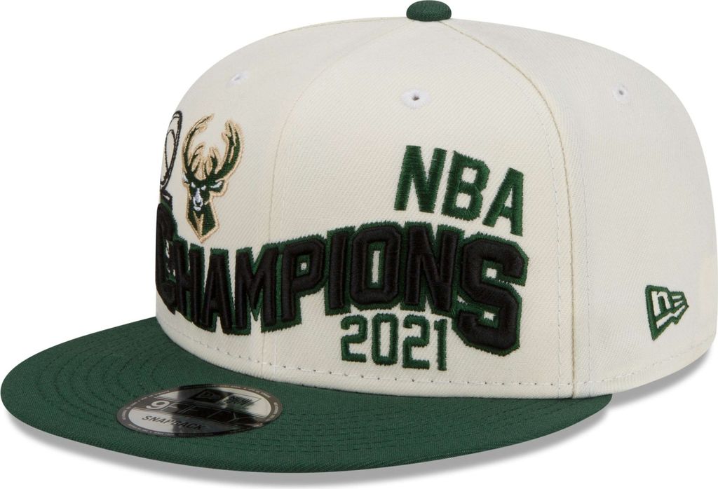 New Era 9Fifty Snapback Cap CHAMPSIONS 2021 Milwaukee Bucks Produktbild 
