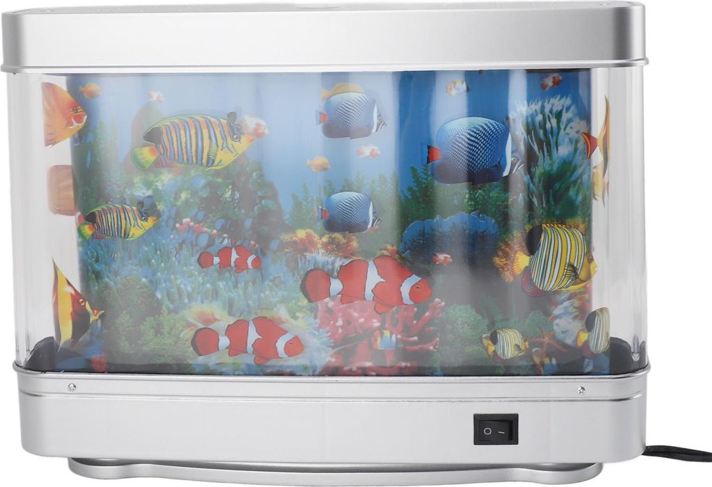 Fake Aquarium dekorative Lampe kleine exquisite lebendige geräuscharme LED künstliche Fisch Tank Lampe für Schlafzimmer Schreibtisch
