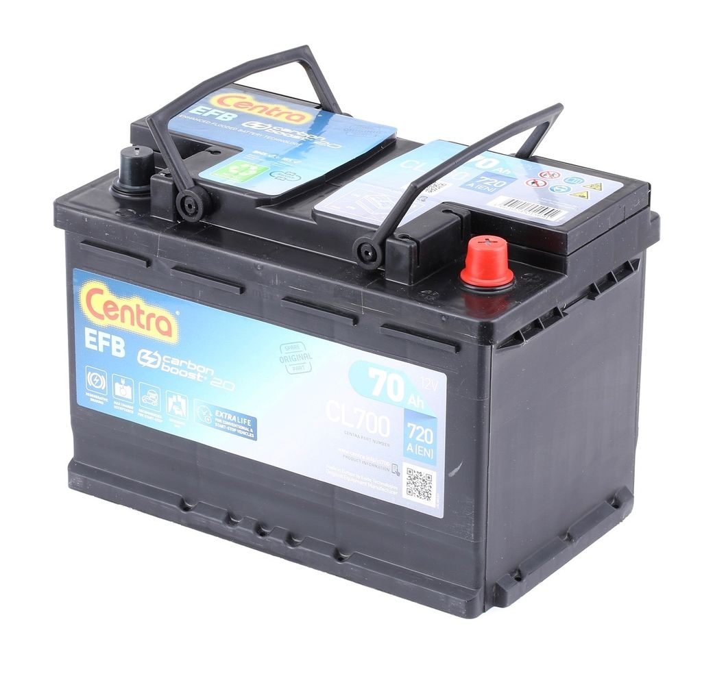 CENTRA EFB Starterbatterie 12V 70Ah 760A/EN L3 für Auto LKW Batterie