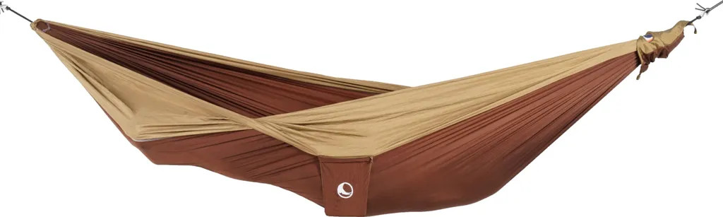 Biglietto per la luna amaca da viaggio king size marrone-beige amaca