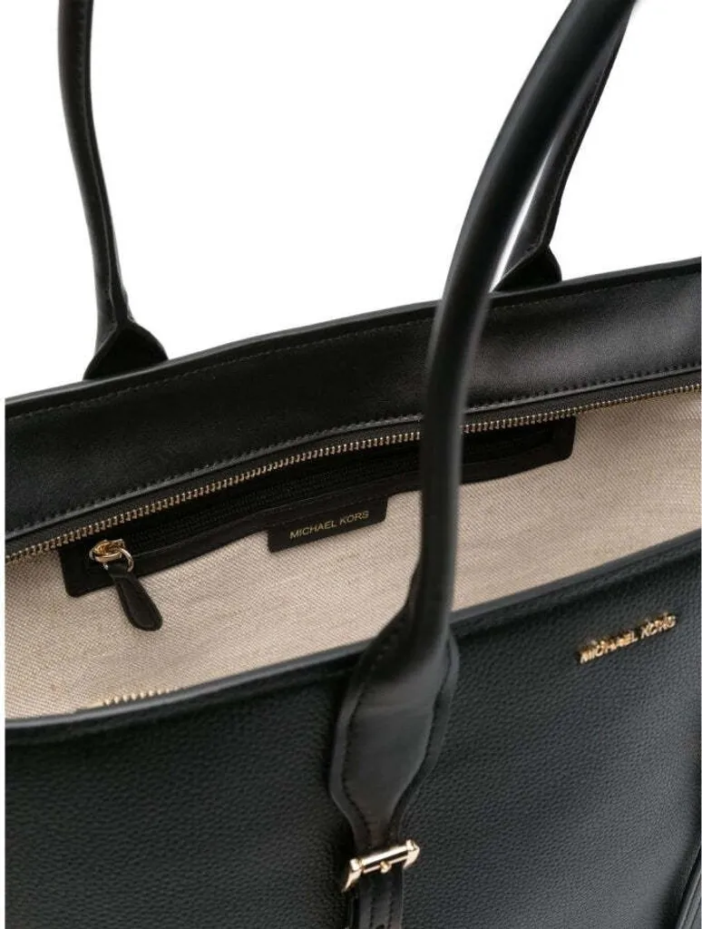 Sac à main anti-rayures en cuir noir durable Michael Kors - 4