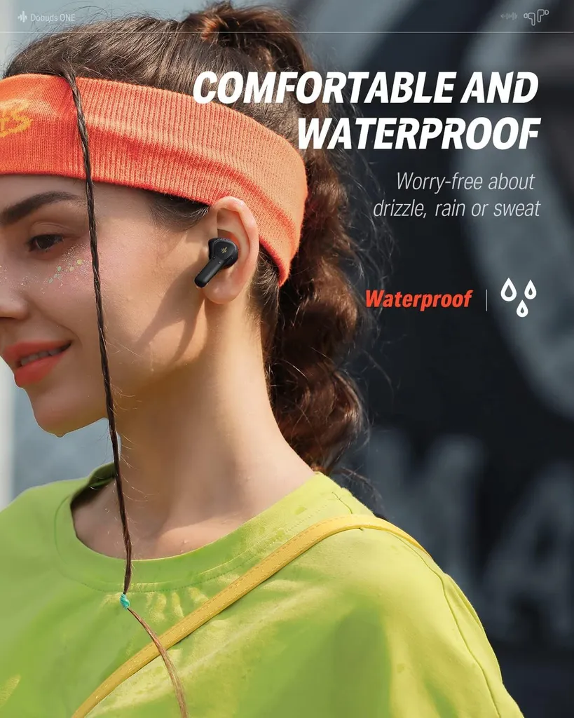 Cuffie Wireless Bluetooth 5.2: 32h Batteria, Audio 12mm, ANC - 9