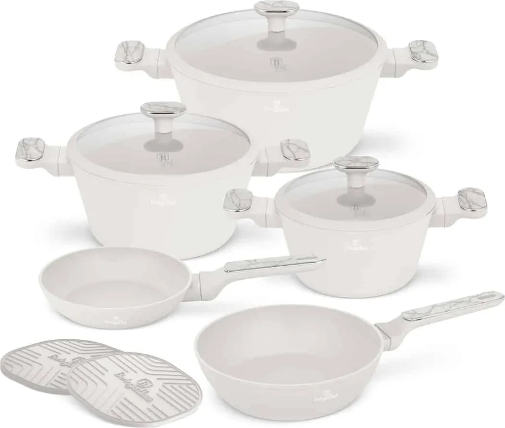 Berlinger Haus Set di pentole in marmo Sahara BH8400