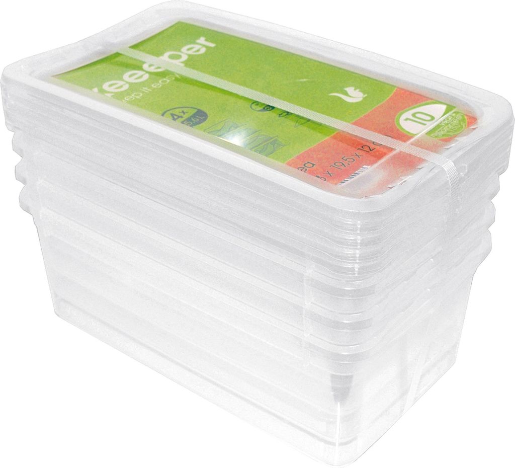 súprava boxov na skladovanie keeeper "bea", 4x 5,6 litra, Obrázok produktu 