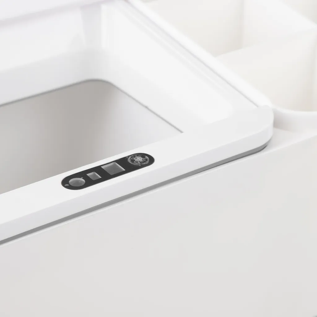 Boîte de rangement intelligente à induction pour bureau multi-compartiments - 13