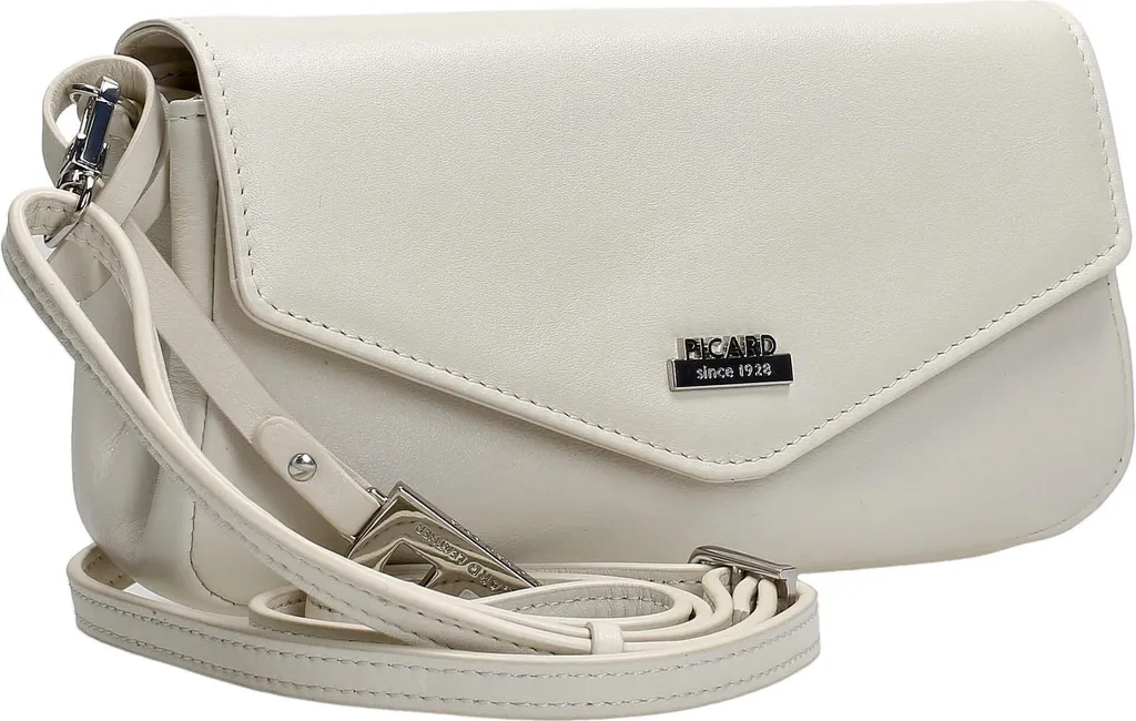Sac bandoulière Picard Really en cuir écru avec rabat élégant pour femme - 9