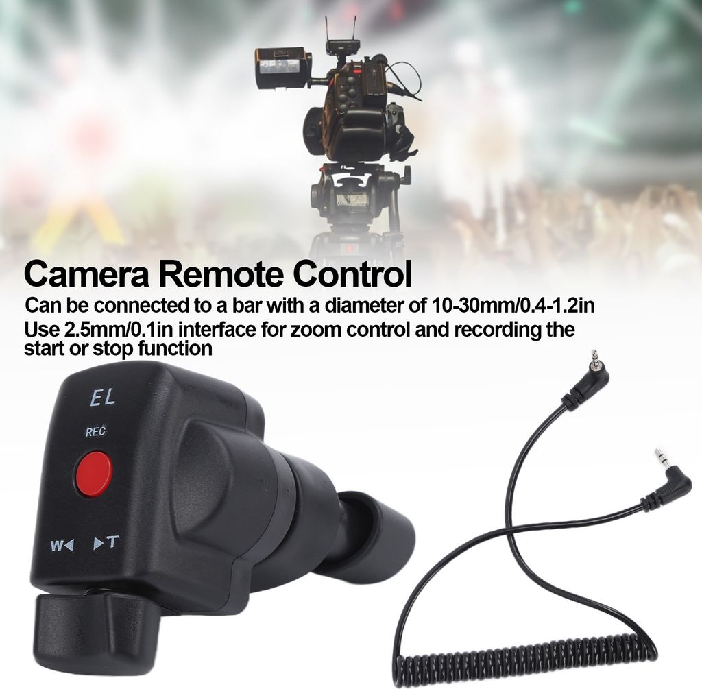 Camcorder-Fernbedienung Kamera-Zoom-Objektiv-Steuerung 2,5 mm Klinkenkabel für Sony