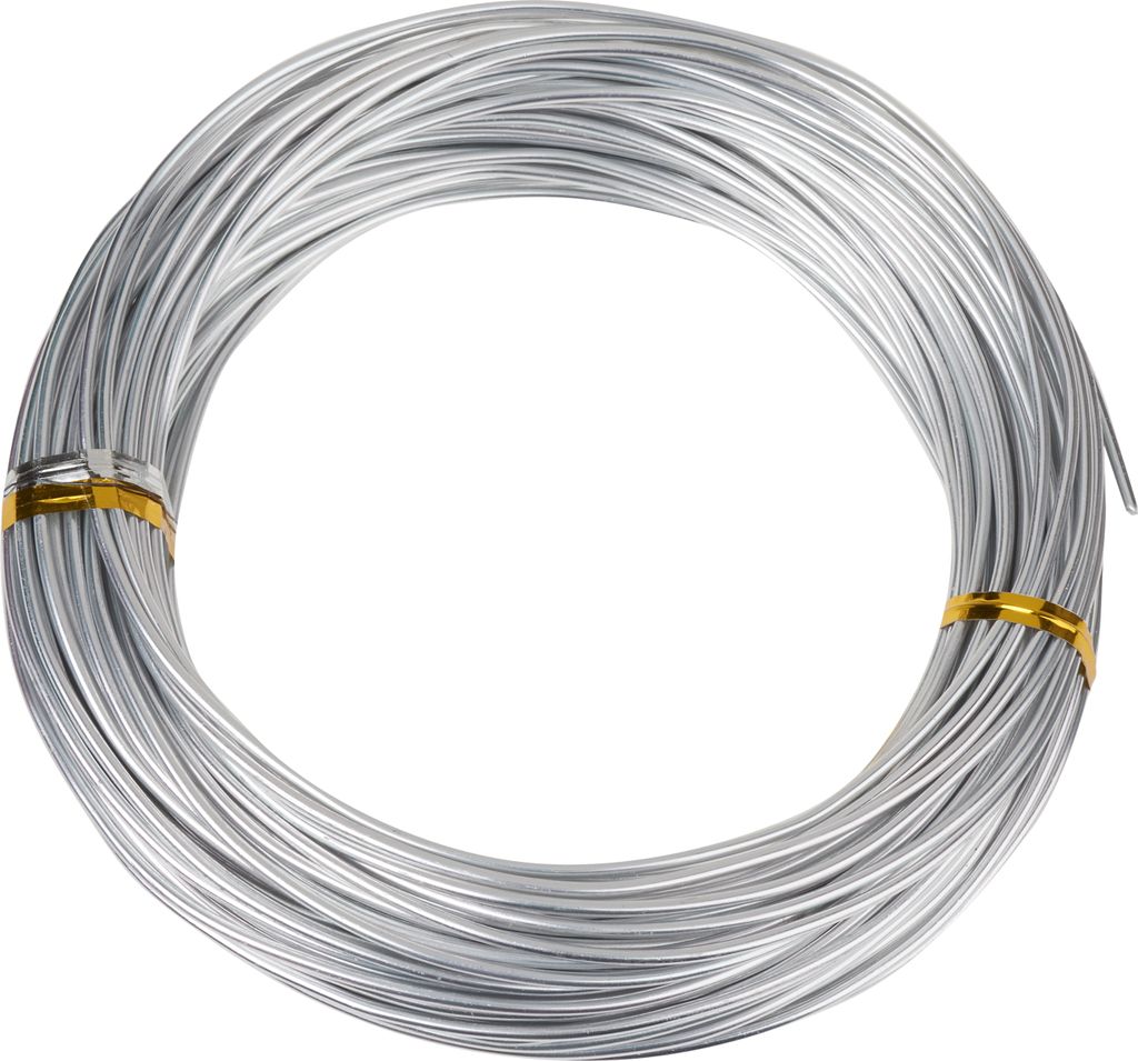 VBS XXL Alu-Draht "Silberfarben" 2 mm / 25 m Produktbild 