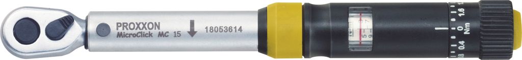 PROXXON Drehmomentschlüssel MicroClick MC15 1/4", für 3-15 Produktbild