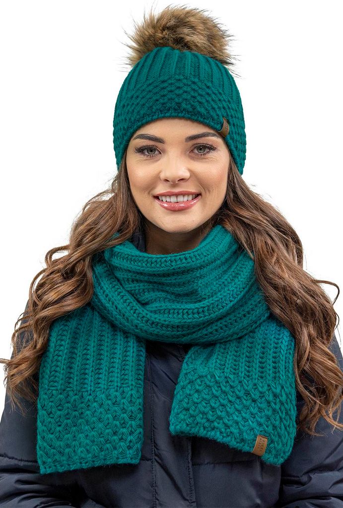 Vivisence Winterschal Damen einheitsgröße - Klassisch schal frauen Strickschal kuschelig Aus warme Garn Halsbedeckung an winter herbst - Dunkelt...