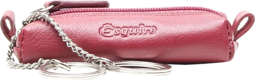 Esquire Duo Key Case Red Bordeaux | Astuccio Chiavi in Pelle Pregiata