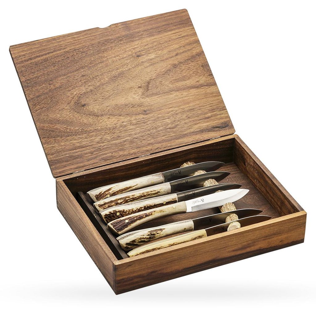 PREMAX Handgefertigte Messer Set TAVOLA 88873 Edelstahl AISI 420 C für Lebensmittel 11 cm
