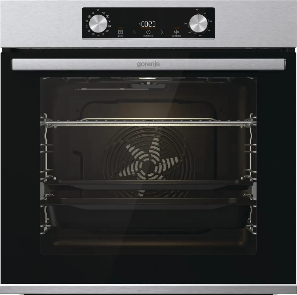 Gorenje BOS6737E13X Einbau-Backofen Multifunktion, 77 Liter, Edelstahl