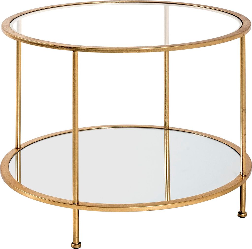 HAKU Beistelltisch Couchtisch gold - Metall, Produktbild 