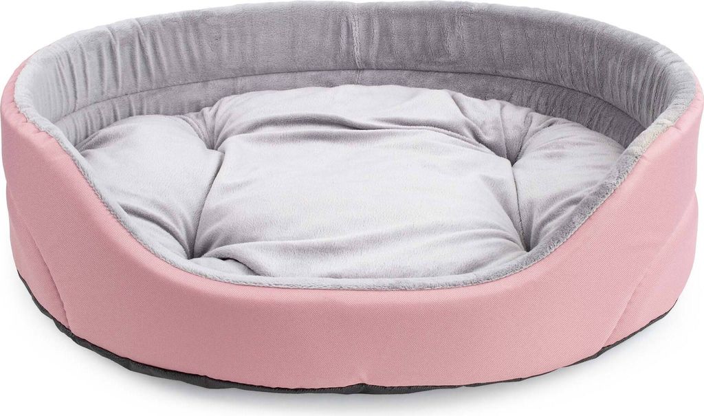 Hundebett Hundekissen Hundesofa Hundekorb Tierbett Schlafplatz Hunde Kissen Rosa L