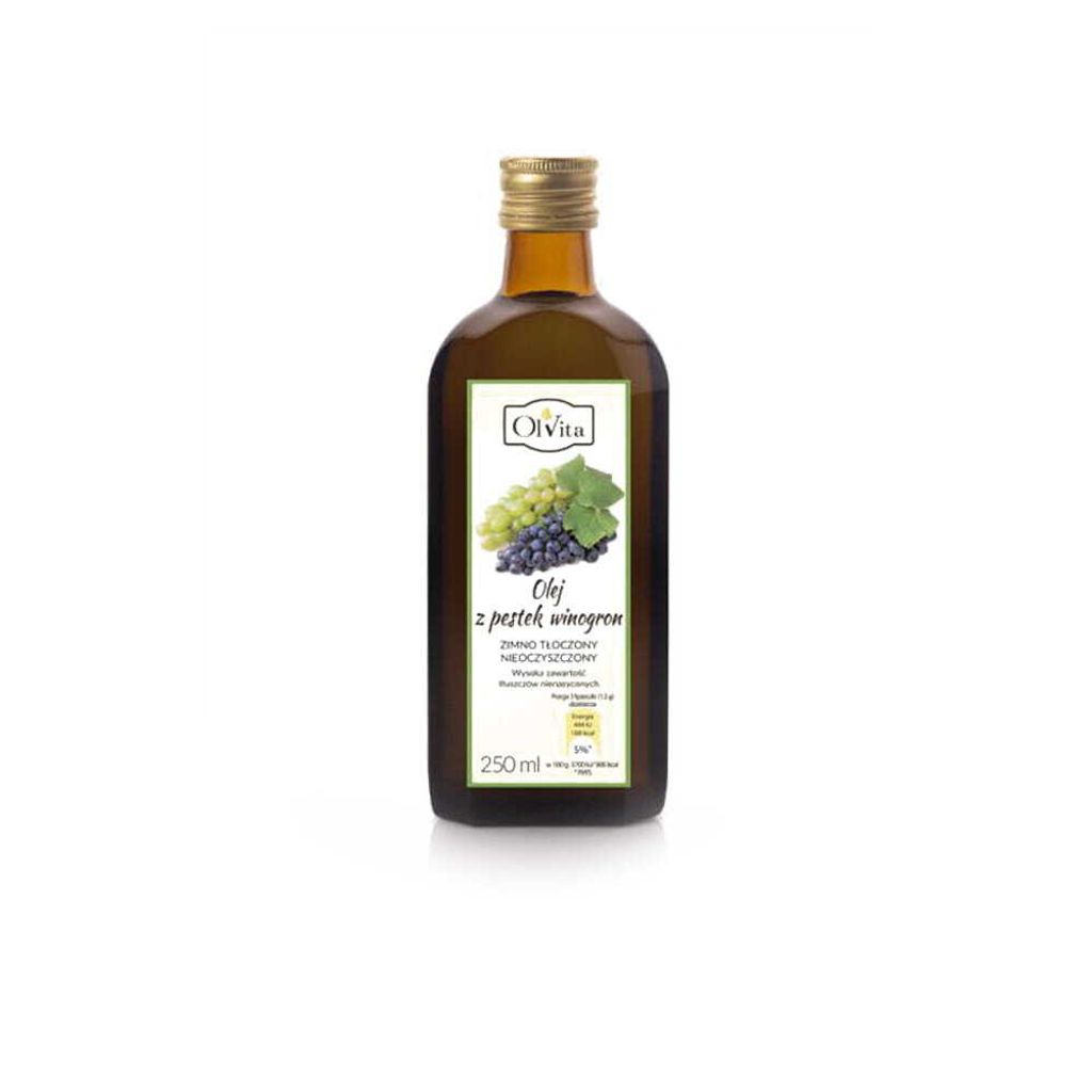 OLVITA Olio d'uva spremuto a freddo e non raffinato 250 ml Immagine del prodotto 