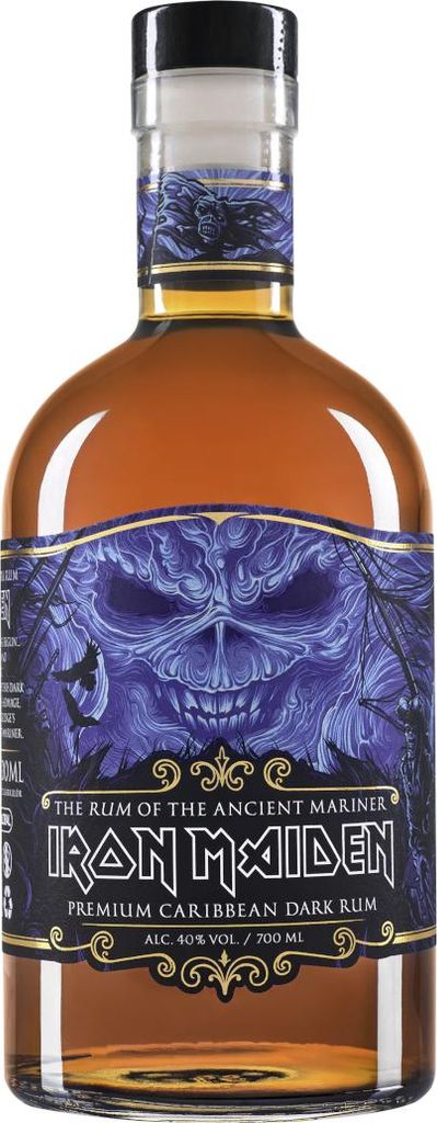 Produktbild Iron Maiden Caribbean Dark Rum 40 Prozent Flasche 700ml
