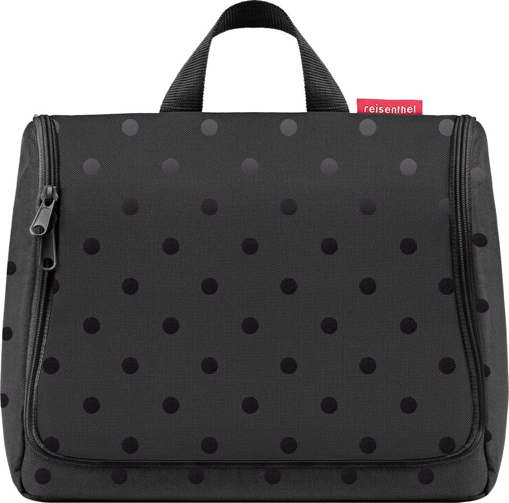 reisenthel toiletbag XL glossy dots black Produktbild 