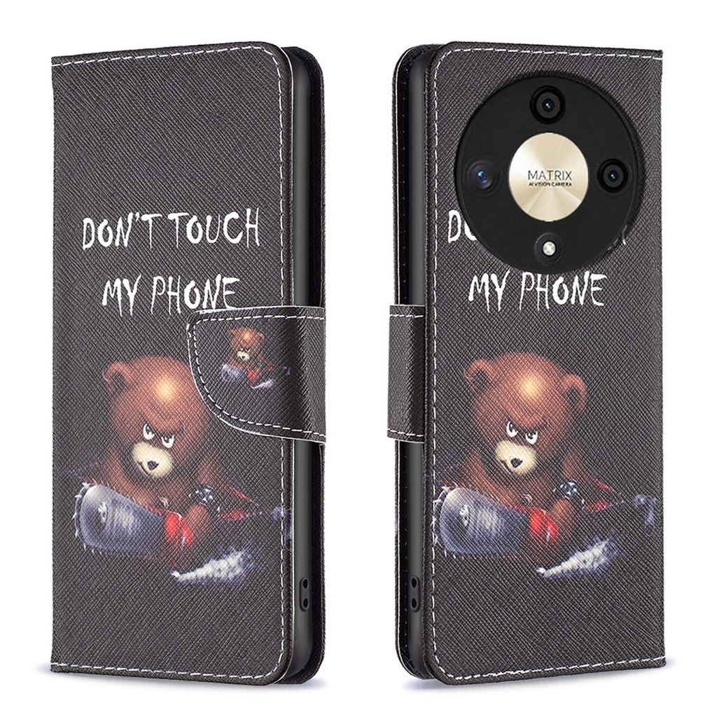 Für Honor X9b / Magic 6 Lite Kunst-Leder Book Handy Tasche Motiv 1 Hülle Etuis Schutz
