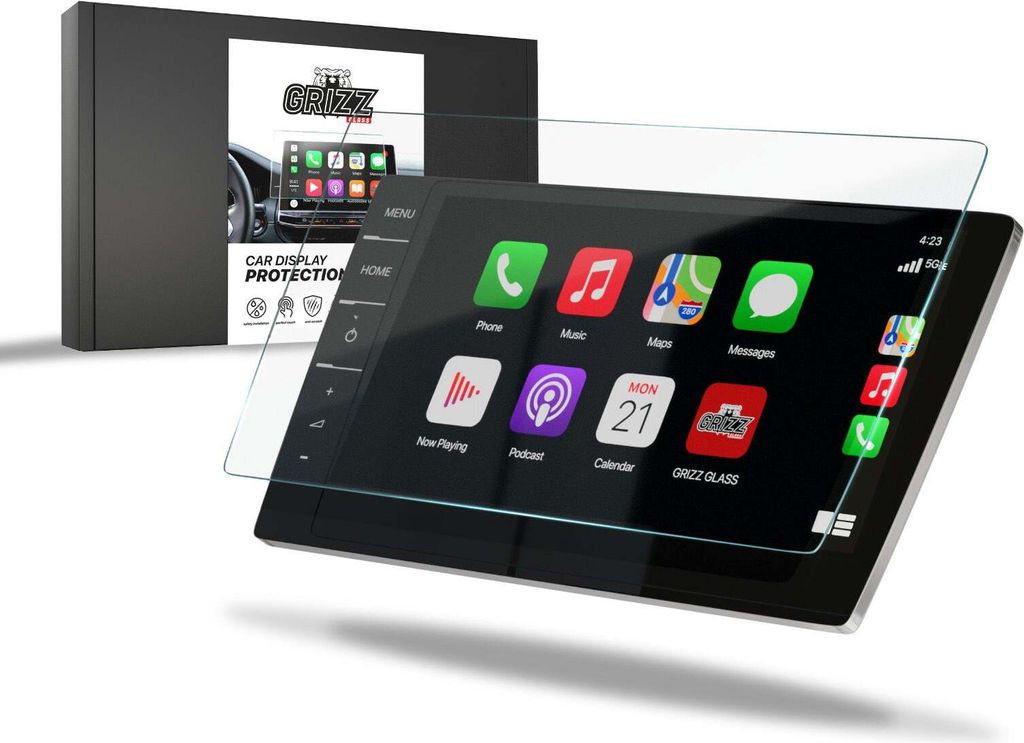 Keramische Autodisplayfolie für Volkswagen Caddy Discover Pro, Grizz Protector