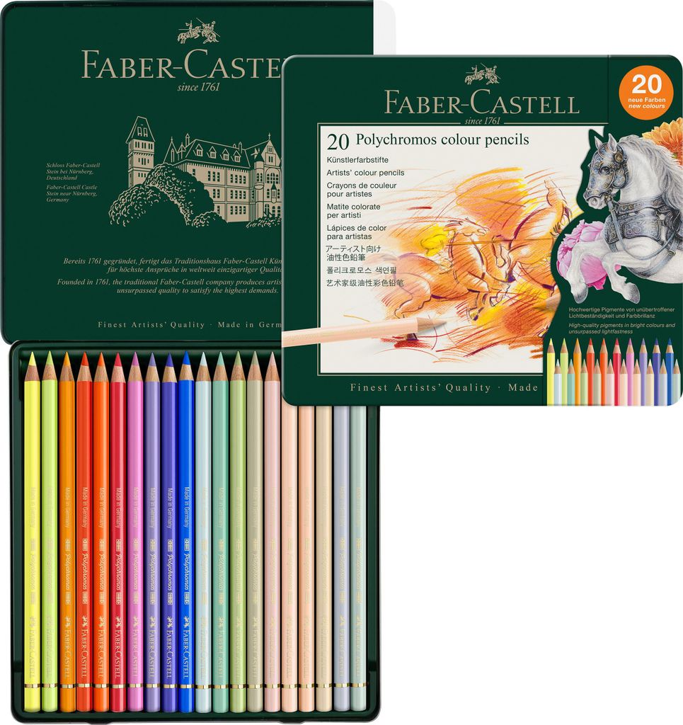 Faber-Castell Polychromos Farbstift  - 20er Metalletui Produktbild 