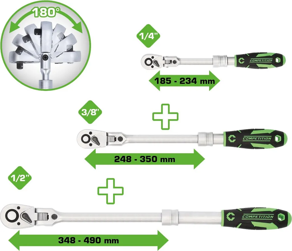 Kit cliquet extensible pour accéder aux endroits difficiles d'accès - 4