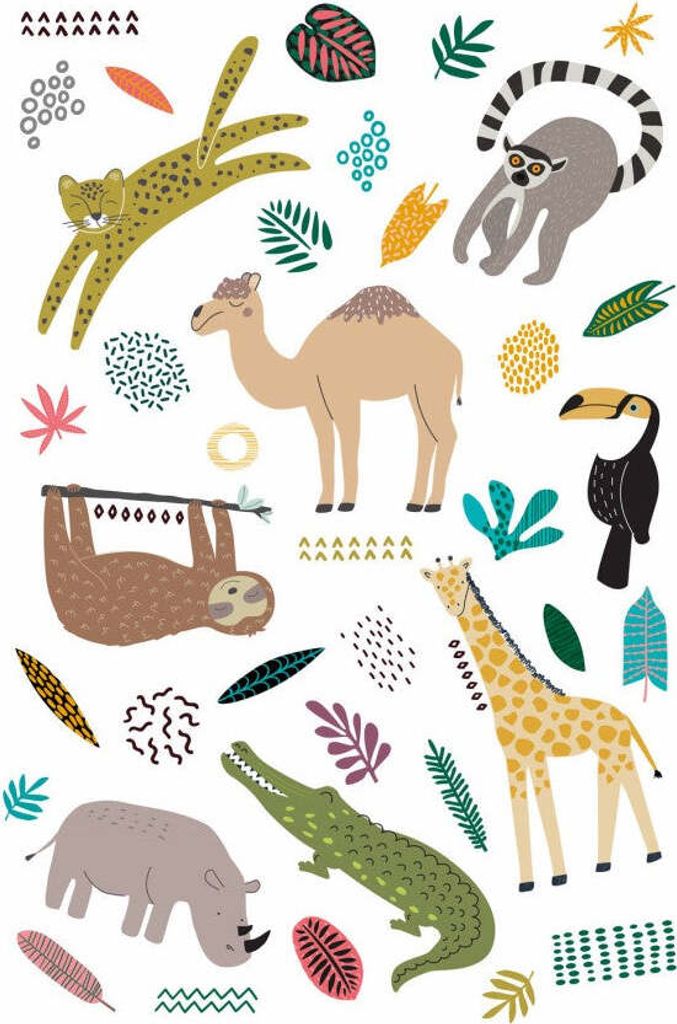 Zoo Birthdayparty Tattoos Produktbild 