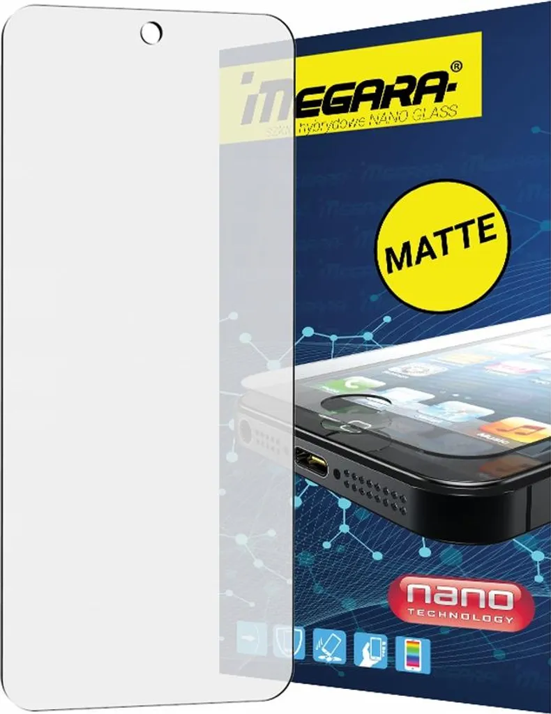 Vetro Ibrido 9H MEGARA MATTE per Samsung A56 5G - Anti-Shock Totale