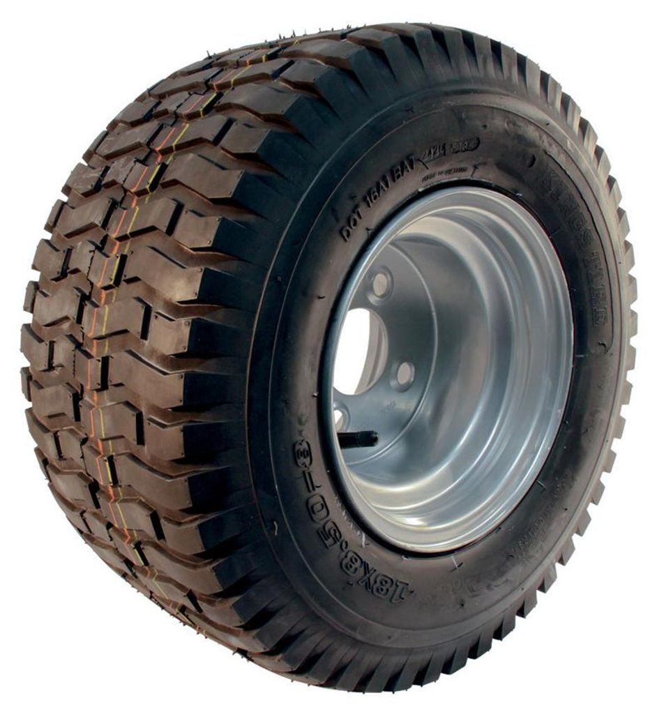 Disk + pneumatika - 18 x 8,50-8 palcov + 7.00B x 8H2 Kings Tire 60/100/4