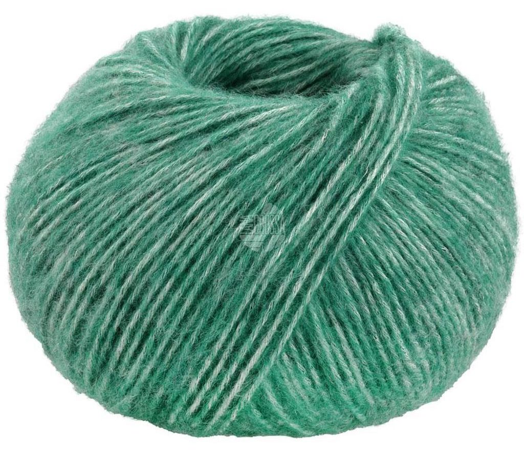 Lana Grossa - Natural Alpaca Pelo 0025 petrol meliert Produktbild 