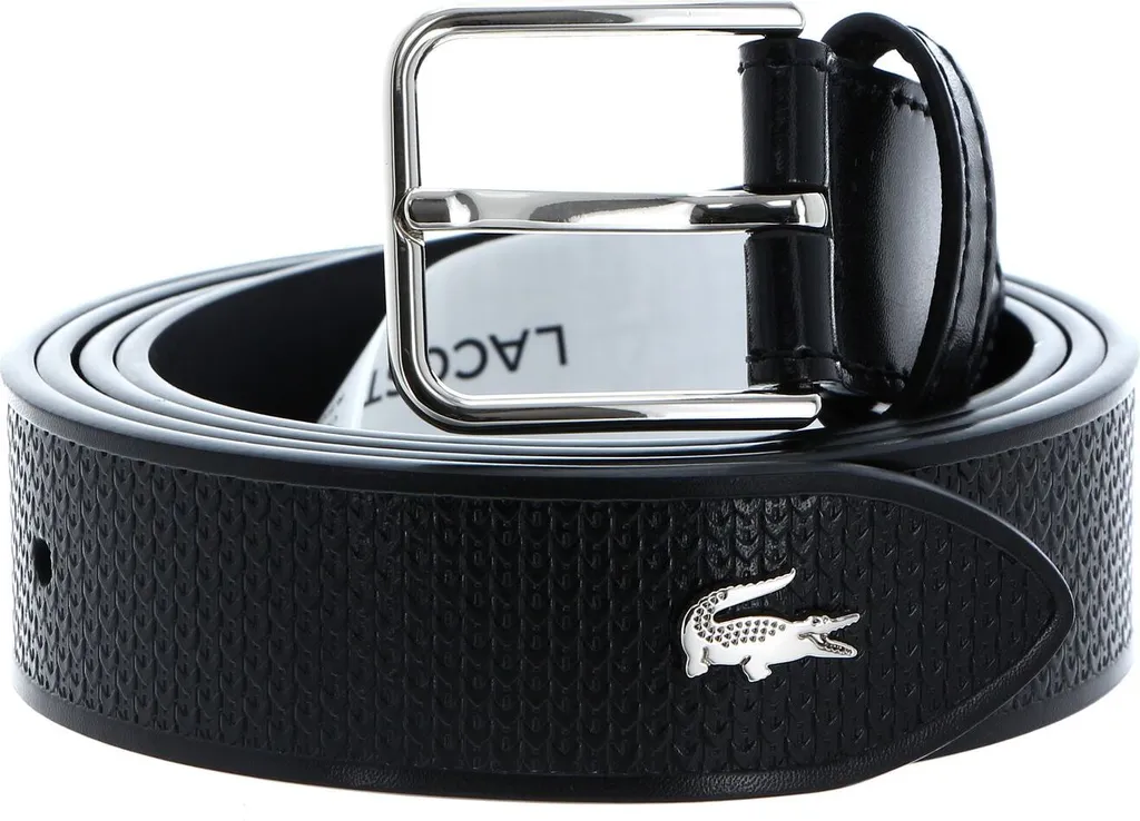 Lacoste Cintura Donna Chantaco Noir | Accessorio Urban Chic W90