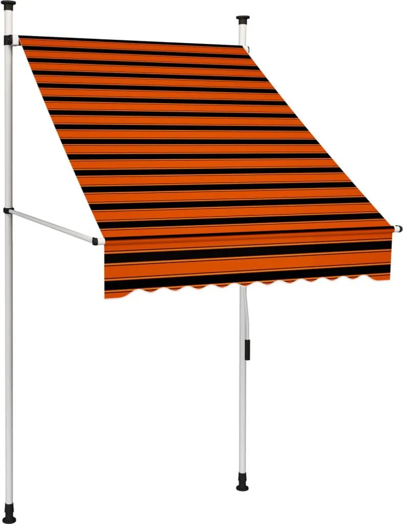Maison Exclusive Tenda Retrattile Manuale 100x150cm Arancione