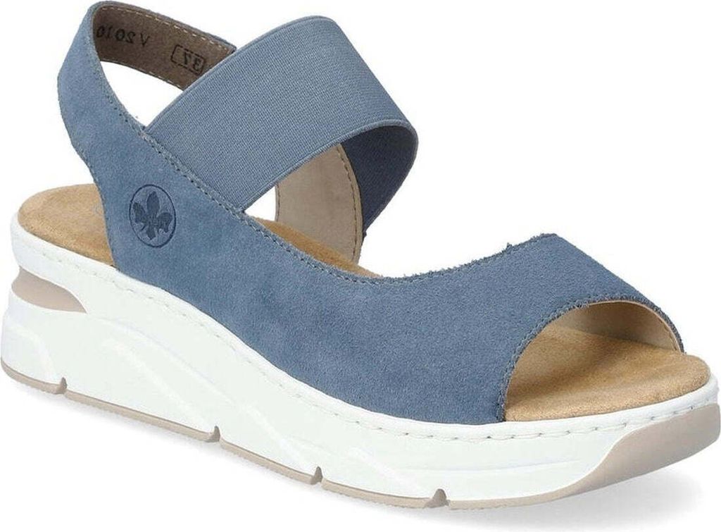 Rieker Damen Klassische Sandalen V2010-14 Farbe: Blau Größe: 39