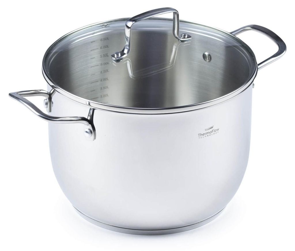 Rosmarino Topf Pour&Cook II con tapa de vidrio – 7 L, 24 cm Imagen del producto 