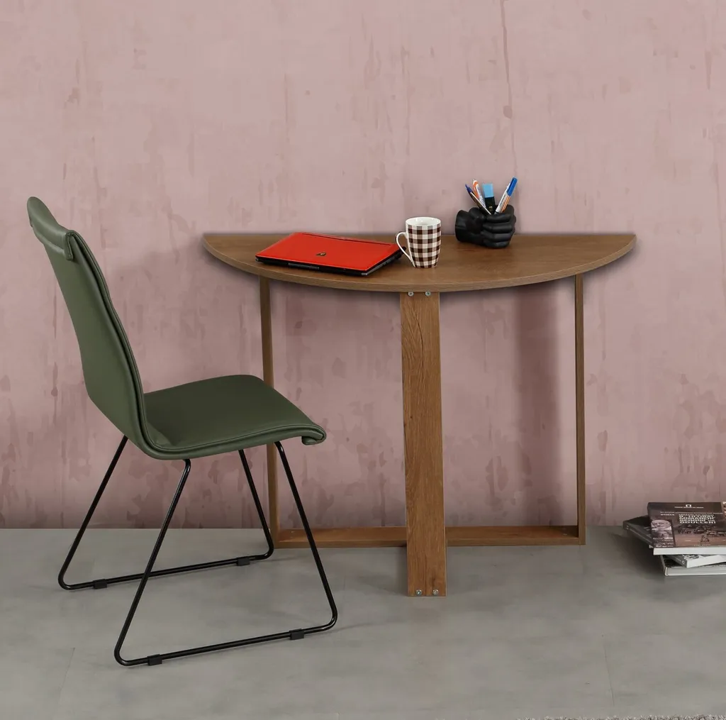 Bureau en Chêne Skye Decor Durable et Robuste Finition Naturelle - 4