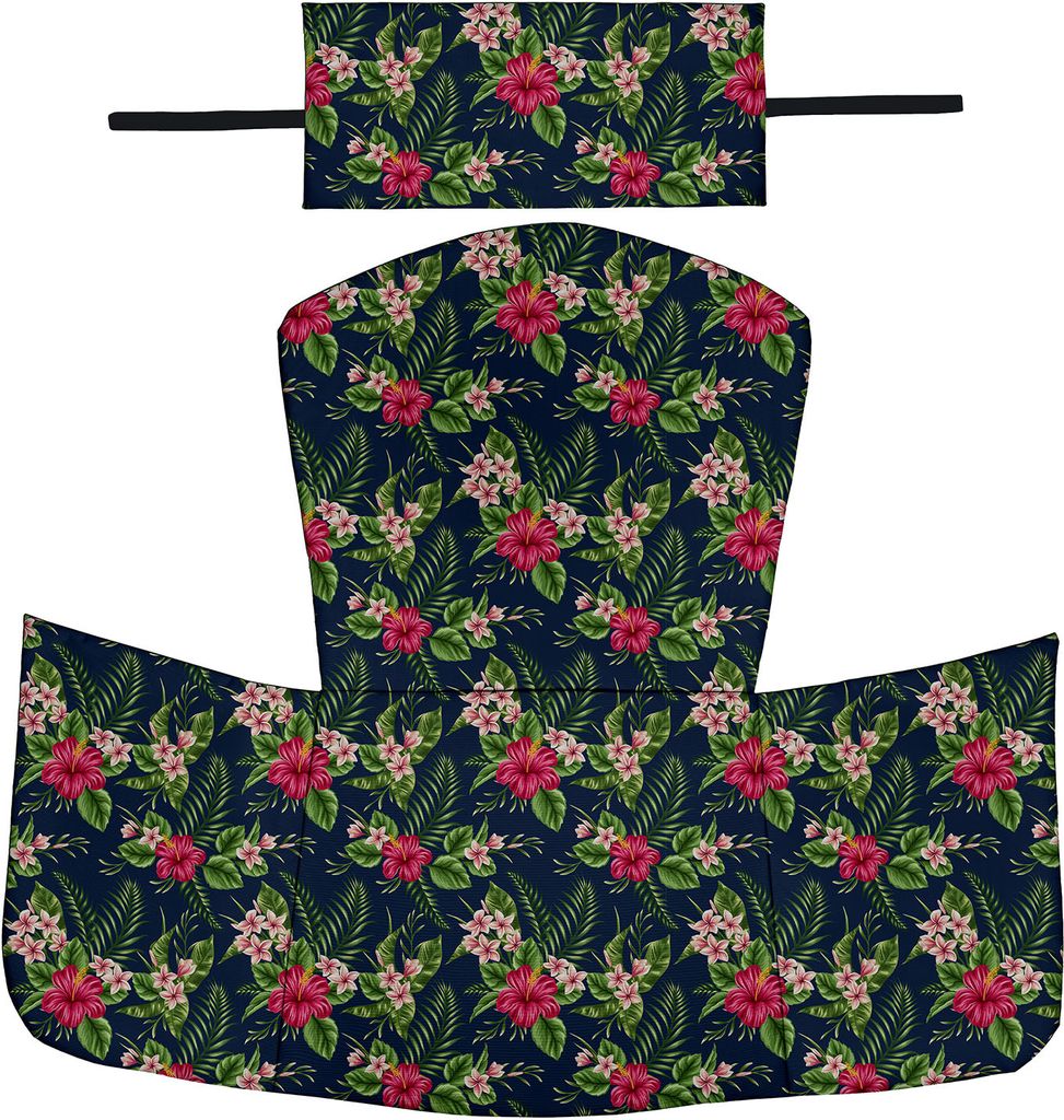 Hängesessel Kissenbezug, Polsterbezug, Überzug für Polyrattan / Rattan Kissen Hängeschaukel, Hängekorb, Schaukel Korb, Rückenkissenbezug in d...