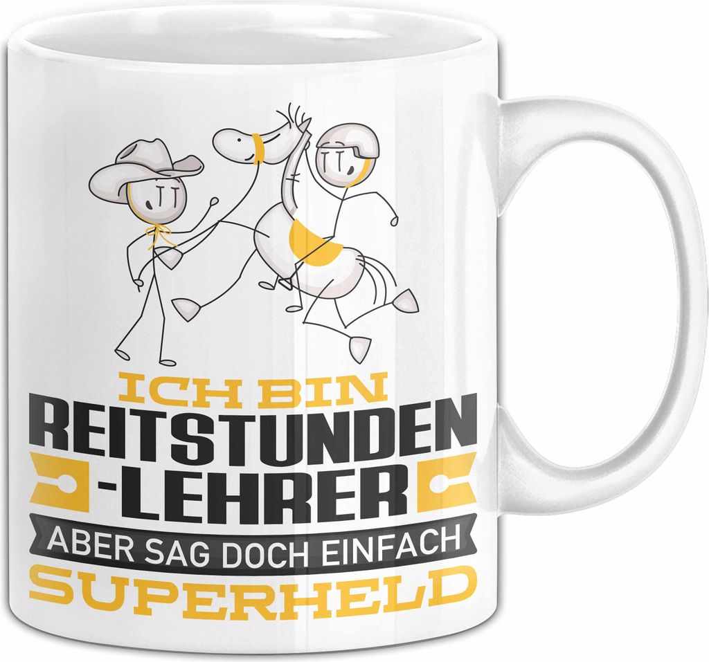 Reitstundenlehrer Geschenk Tasse Ich Bin Reitstundenlehrer Produktbild 