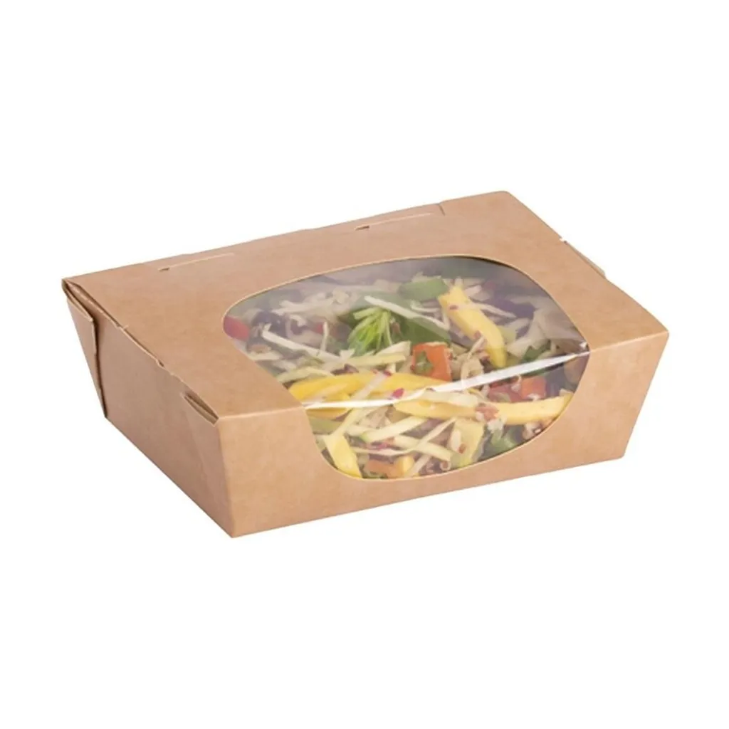 Boîte salade 825 ml pour snacking et vente à emporter écoresponsable - 2