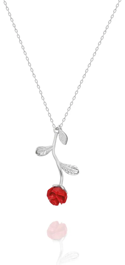 Collier argent 925 anti-ternissement avec zircons : ne s'oxyde pas