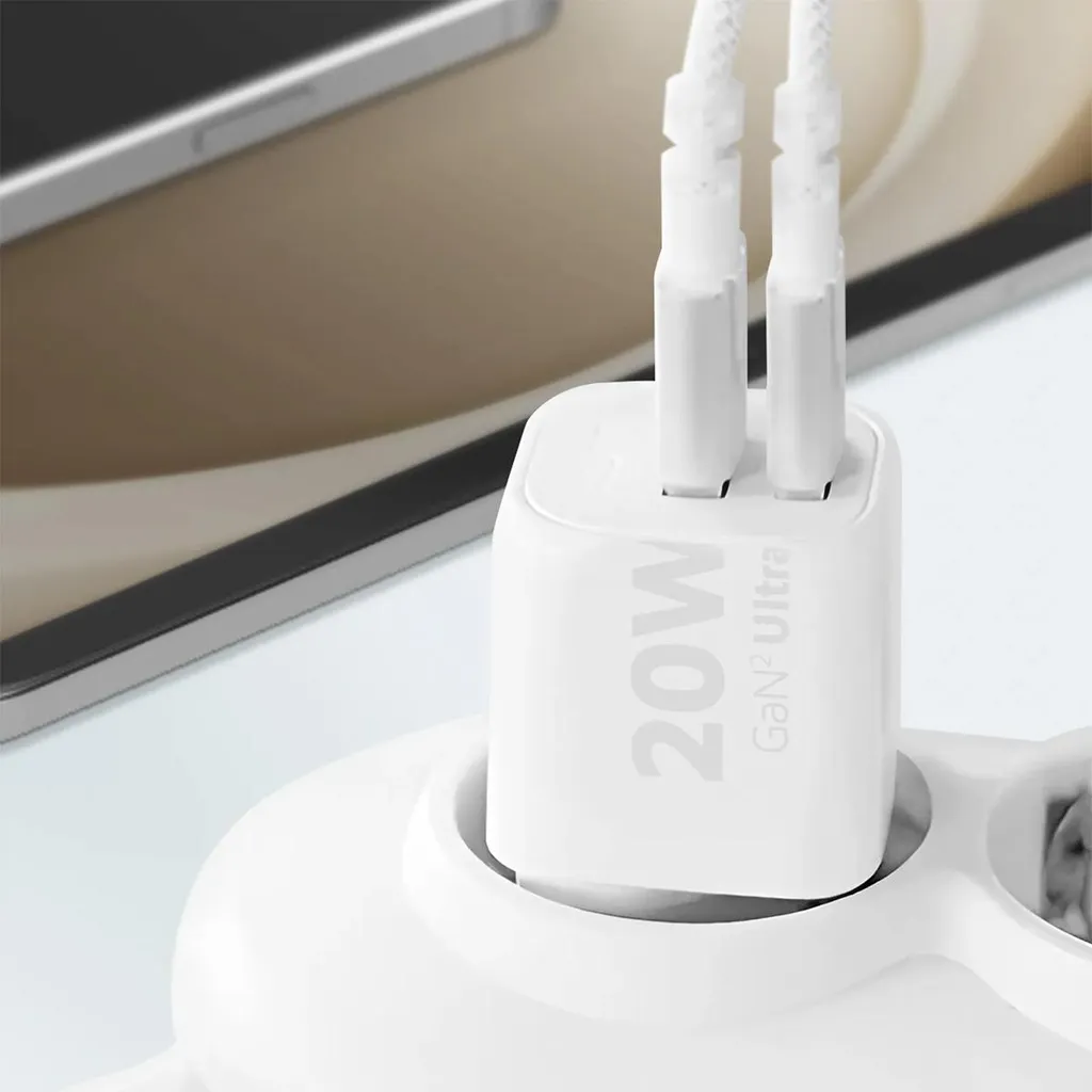 Chargeur Mural 20W GaN2 Ultra Xtorm Blanc - Technologie de Charge Rapide - 11